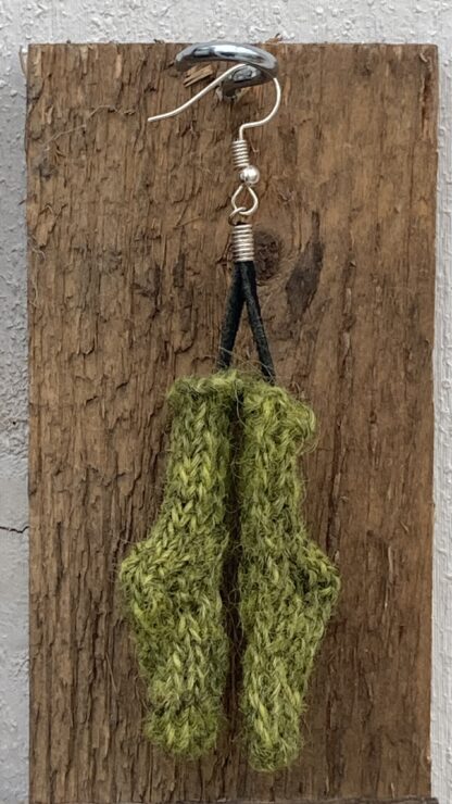 Örhänge Miniraggis Olivgrön (003) - Bild 5